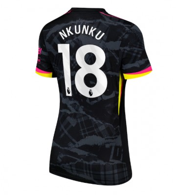 Chelsea Christopher Nkunku #18 Tercera Equipación Mujer 2024-25 Manga Corta